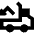 Transfer Truck Unload Icon from Sharp Remix Set