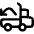 Transfer Truck Unload Icon from Core Line Set