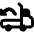 Transfer Truck Unload Icon from Core Remix Set