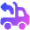 Transfer Truck Unload Icon from Plump Gradient Set