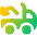 Transfer Truck Unload Icon from Flex Gradient Set