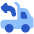 Transfer Truck Unload Icon from Plump Flat Set