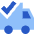 Transfer Van Check Icon from Sharp Flat Set