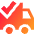 Transfer Van Check Icon from Sharp Gradient Set