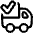 Transfer Van Check Icon from Plump Line Set