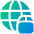 Transfer World Wide Icon from Plump Gradient Set