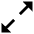 Expand Diagonal 10 icon - Free transparent PNG, SVG. No sign up needed.