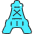 Eiffel Tower Icon from Stickies Colors - Free Set