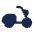 Scooter Icon from Solar Bold Set