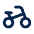 Bike Line Icon from Mingcute Line Set | Free Download as SVG Vector and Transparent PNG | Streamline icons