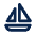 Sailboat Line Icon from Mingcute Line Set