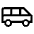 Airport Shuttle Icon from Outlined Line - Material Symbols Set