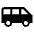 Airport Shuttle Fill Icon from Outlined Fill - Material Symbols Set
