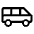 Airport Shuttle Icon from Rounded Line - Material Symbols Set