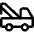 Auto Towing Truck Icon from Core Line Set