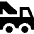 Auto Towing Truck Icon from Sharp Solid Set