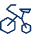 Bicycle 2 icon - Free transparent PNG, SVG. No sign up needed.
