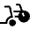 Bike Scooter Fill Icon from Rounded Fill - Material Symbols Set