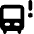 Bus Alert Icon from Core Solid Set