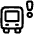 Bus Alert Icon from Plump Line Set