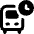 Bus Departure Board Icon from Core Remix Set