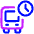 Bus Departure Board Icon from Plump Neon Set
