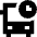 Bus Departure Board Icon from Sharp Solid Set