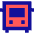 Bus Icon from Sharp Pop Set