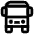 Bus Front Icon from Atlas Line Set