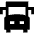 Bus Front Icon from Sharp Solid Set