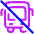 Bus No Transfer Icon from Plump Neon Set