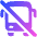 Bus No Transfer Icon from Plump Gradient Set