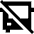 Bus No Transfer Icon from Sharp Solid Set
