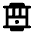Cable Car Icon from Rounded Line - Material Pro Set