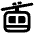 Cable Car Icon from Plump Remix Set