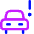 Car Alert Icon from Core Neon Set