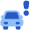 Car Alert Icon from Plump Flat Set