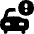 Car Alert Icon from Flex Solid Set