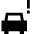 Car Alert Icon from Sharp Solid Set