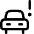 Car Alert Icon from Core Line Set