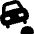 Car Bump Icon from Flex Solid Set