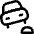 Car Bump Icon from Flex Line Set