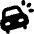 Car Burst Icon from Flex Solid Set