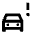 Car Crash Icon from Outlined Line - Material Pro Set