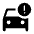 Car Crash Fill Icon from Outlined Fill - Material Symbols Set