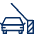 Car Gate Icon from Cyber Line Set