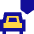 Car Insurance Icon from Sharp Pop Set