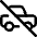 Car Off Icon from Core Line Set