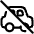 Car Off Icon from Plump Line Set