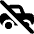 Car Off Icon from Core Solid Set